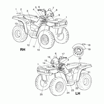 DECALS - A99CH45IA (4949154915A010)