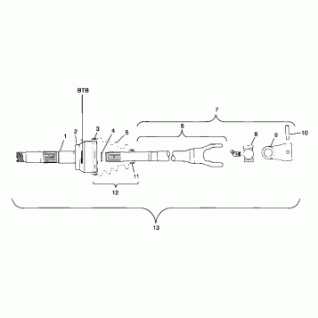 CV JOINT - BTB - A99CH45IA (4949154915B002)