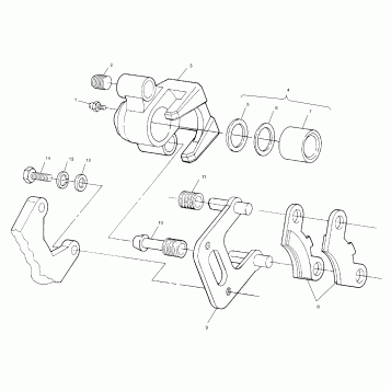 FRONT BRAKE - A99CH45IA (4949154915B007)