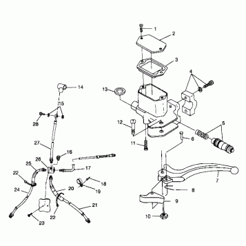 CONTROLS - MASTER CYLINDER/BRAKE LINE - A99CH45IA (4949154915B009)
