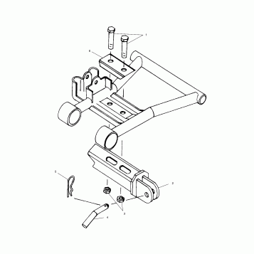 THREE-POINT HITCH A-ARM MOUNTING - A99CH45IA (4949154915C013)