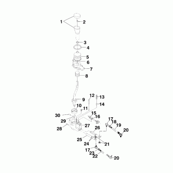 GEAR SELECTOR - A99CH45CA (4949154915D005)