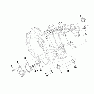 WATER PUMP - A99CH45CA (4949154915D010)