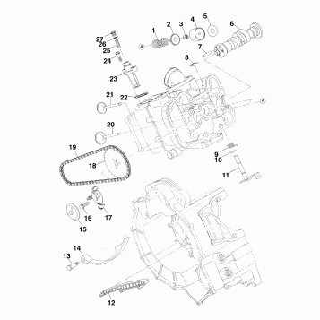 INTAKE and EXHAUST - A99CH45CA (4949154915D011)