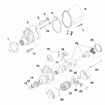 STARTING MOTOR - A99CH45CA (4949154915E005)