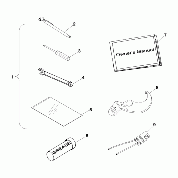 TOOL KIT - A99CH45CA (4949154915E006)