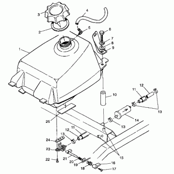 FUEL TANK - A99AE50DA (4949204920a014)