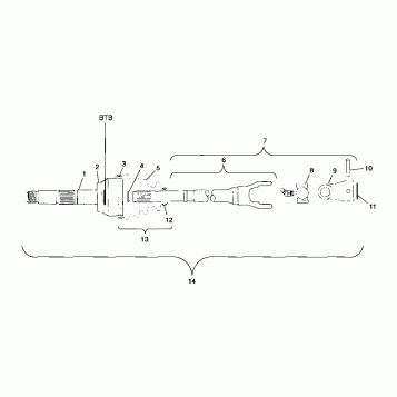 CV JOINT - BTB - A99AE50DA (4949204920b006)