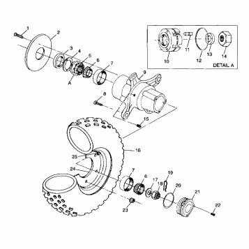 FRONT WHEEL - A99AE50DA (4949204920b008)