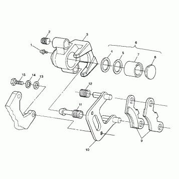 FRONT BRAKE - A99AE50DA (4949204920b009)