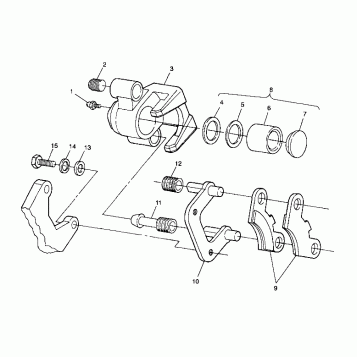MIDDLE AXLE BRAKE - A99AE50DA (4949204920c002)