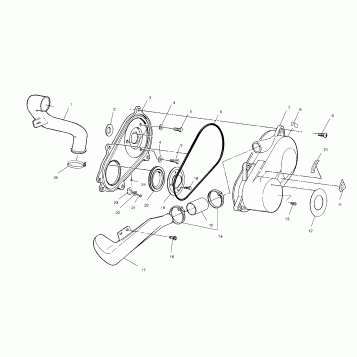 CLUTCH COVER - A99AE50DA (4949204920c010)