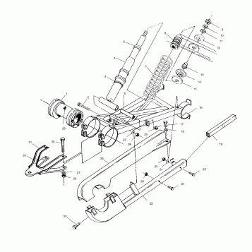SWING ARM WELDMENT (REAR) - A99AE50DA (4949204920d002)