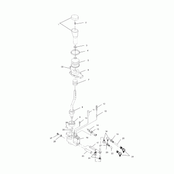 GEAR SELECTOR - A99AE50AA (4949204920d005)