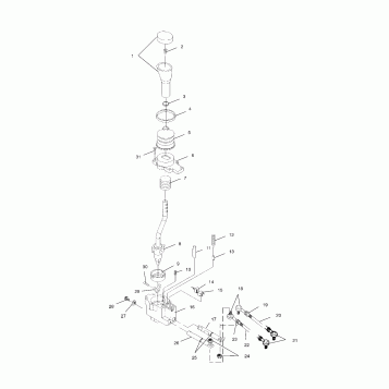 GEAR SELECTOR - A99AE50DA (4949204920d006)