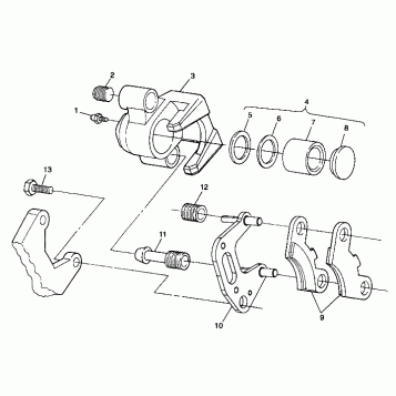 FRONT BRAKE - A99CD50AA (4949254925B007)