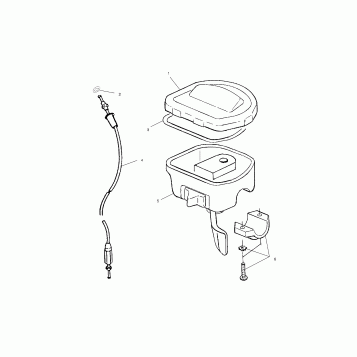CONTROLS - THROTTLE ASM./CABLE - A99CD50AA (4949254925B008)