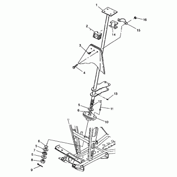 STEERING POST - A99CD50AA (4949254925B010)