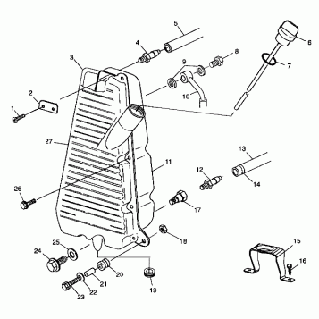OIL TANK - A99CD50AA (4949254925B013)