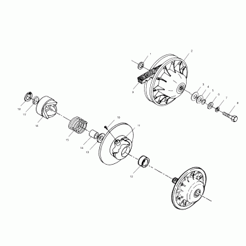 DRIVEN CLUTCH - A99CD50AA (4949254925C002)