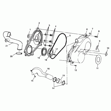 CLUTCH COVER - A99CD50AA (4949254925C003)