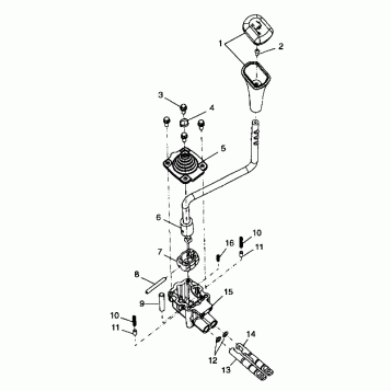 GEAR SELECTOR - A99CD50AA (4949254925C012)