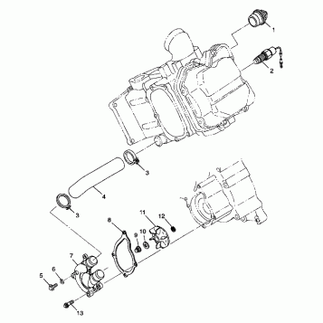 WATER PUMP - A99CD50AA (4949254925D011)