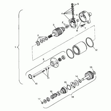 STARTING MOTOR - A99CD50AA (4949254925E001)