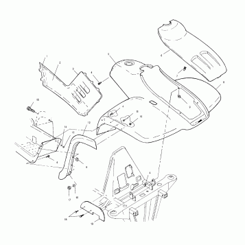 FRONT CAB - A00CK42AA (4949304930A007)