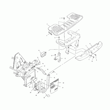 FRONT RACK and BUMPER MOUNTING - A00CK42AA (4949304930A009)