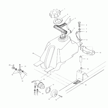 FUEL TANK - A00CK42AA (4949304930B001)