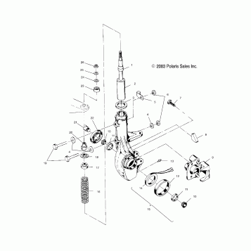 FRONT STRUT - A00CK42AA (4949304930B005)