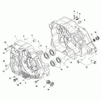 CRANKCASE - A00CK42AA (4949304930C008)