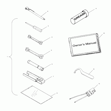 TOOL KIT - A00CK42AA (4949304930D012)