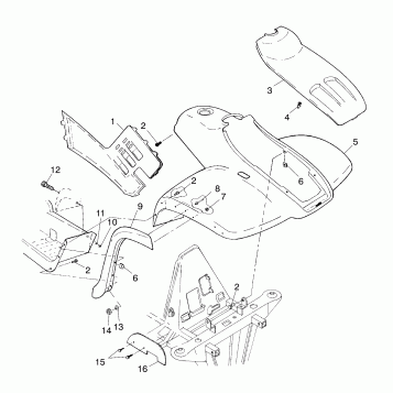 FRONT CAB - A00CB32AA (4949354935A007)