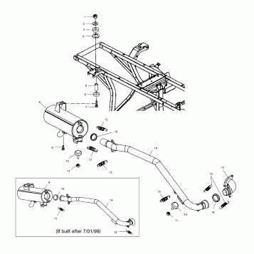 EXHAUST SYSTEM - A00CB32AA (4949354935B001)