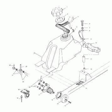 FUEL TANK - A00CB32AA (4949354935B002)
