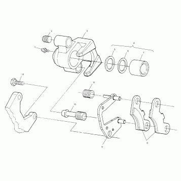 FRONT BRAKE - A00CB32AA (4949354935B005)