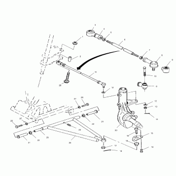 A-ARM/STRUT MOUNTING - A00CB32AA (4949354935B007)