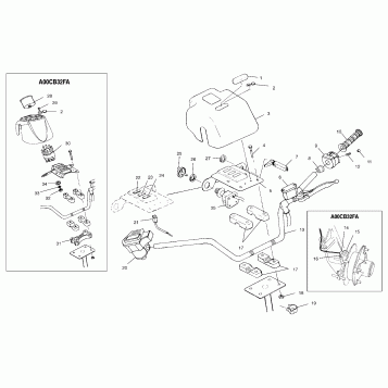 HANDLEBAR - A00CB32AA (4949354935B011)
