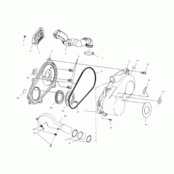 CLUTCH COVER - A00CB32AA (4949354935B014)