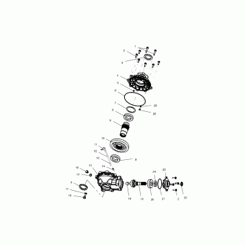 REAR HOUSING - A00CB32AA (4949354935C007)