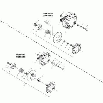 DRIVEN CLUTCH - A00CD32AA (4949404940C002)