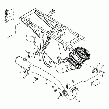 EXHAUST SYSTEM - A99CA28CA (4949444944a013)