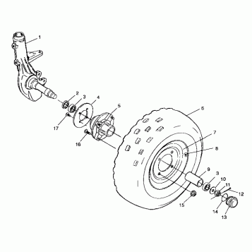 FRONT WHEEL - A99CA28CA (4949444944b004)