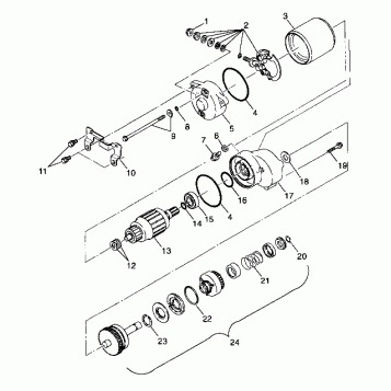STARTING MOTOR - A99CA28CA (4949444944c012)