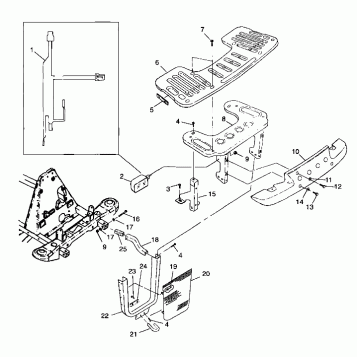 FRONT RACK and BUMPER MOUNTING - A99CC28CA (4949484948a010)