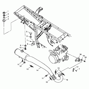 EXHAUST SYSTEM - A99CC28CA (4949484948a013)