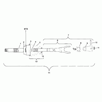 CV JOINT - BTB - A99CC28CA (4949484948b005)