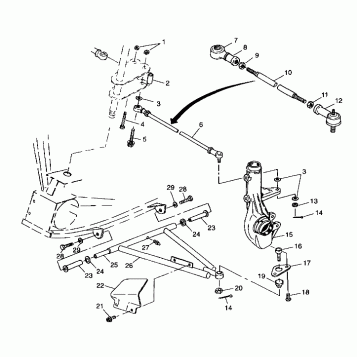 A-ARM/STRUT MOUNTING - A99CC28CA (4949484948b013)
